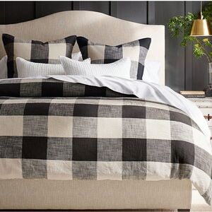 Bryce Buffalo Check Cotton Duvet Cover and Pillow Shams